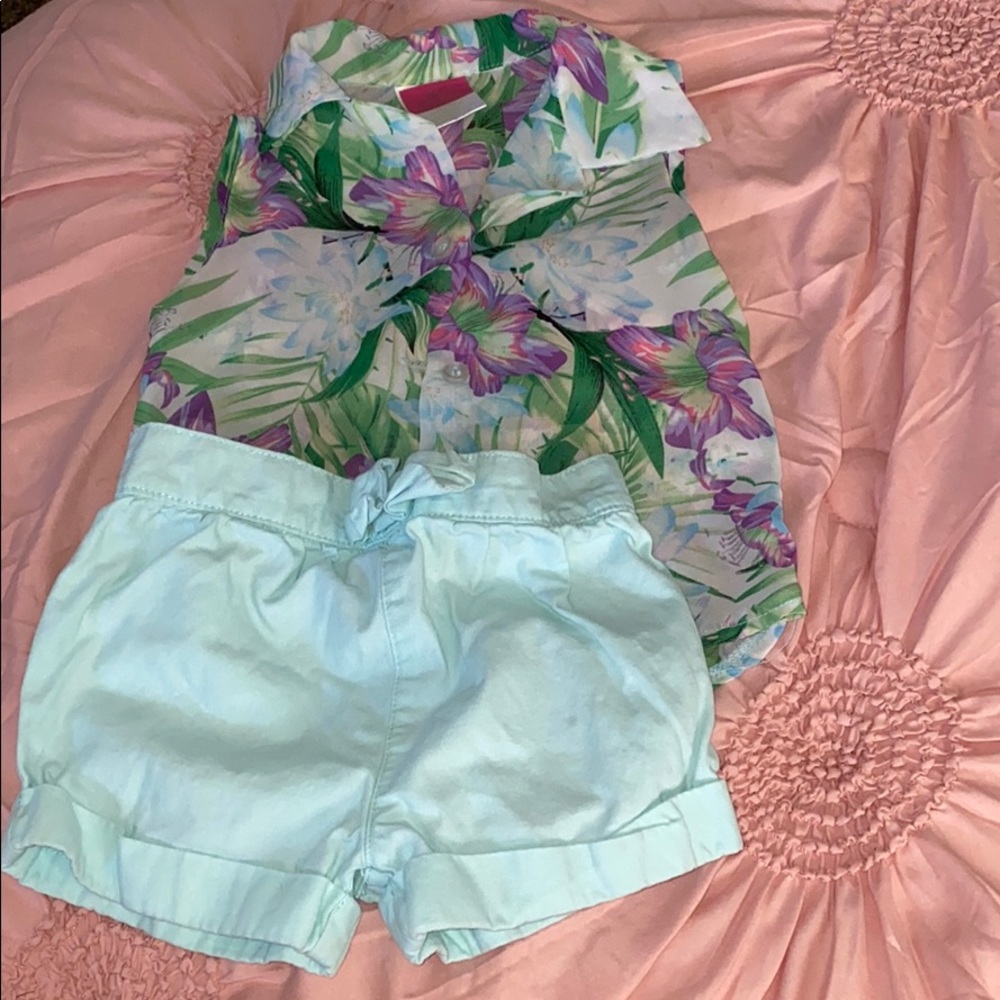 Shorts and tank top set